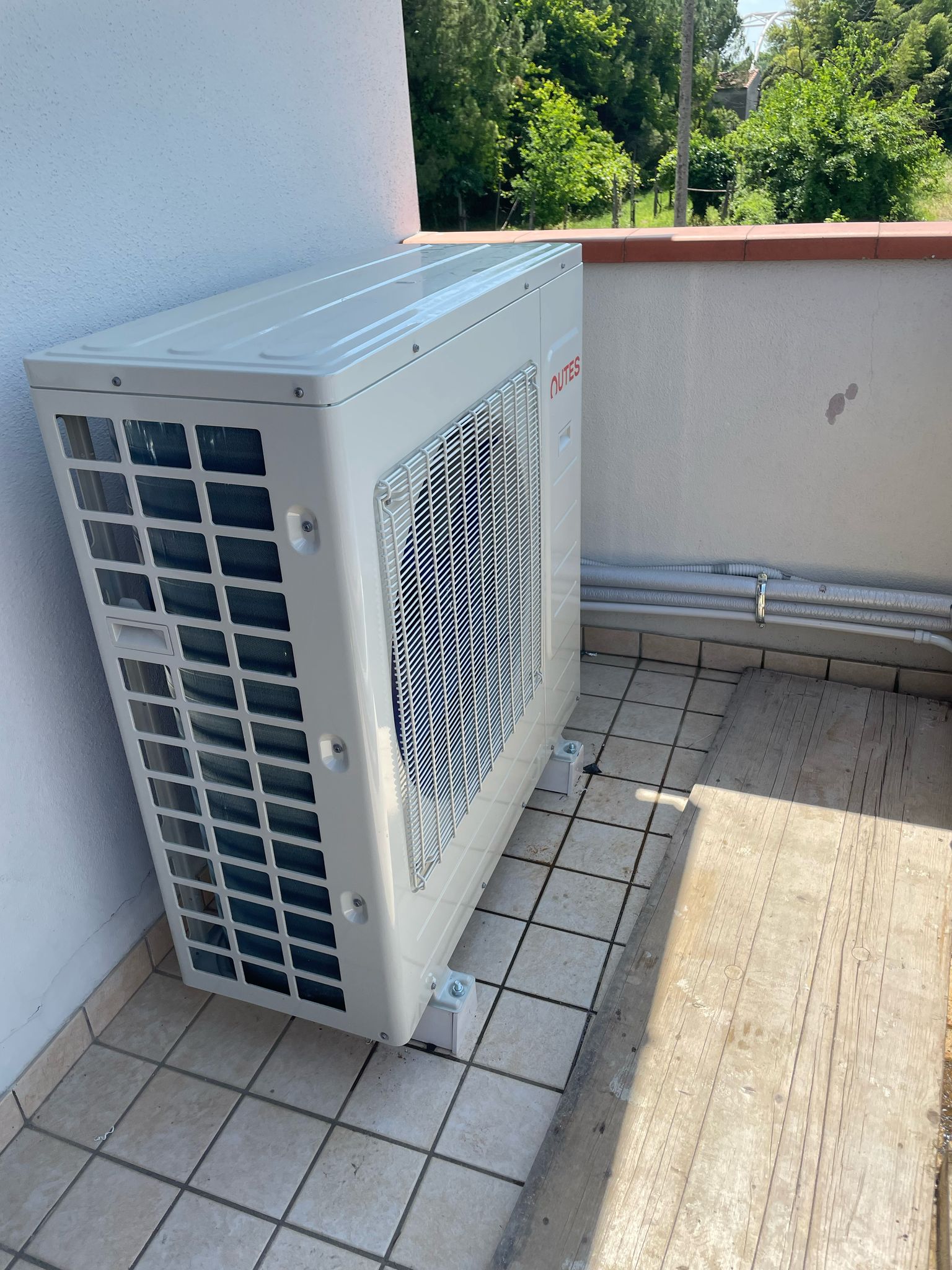 Pompa di calore installata